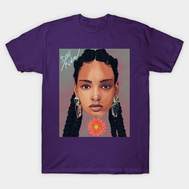 Flower Girl ~ ? T-Shirt by BillyMcWire